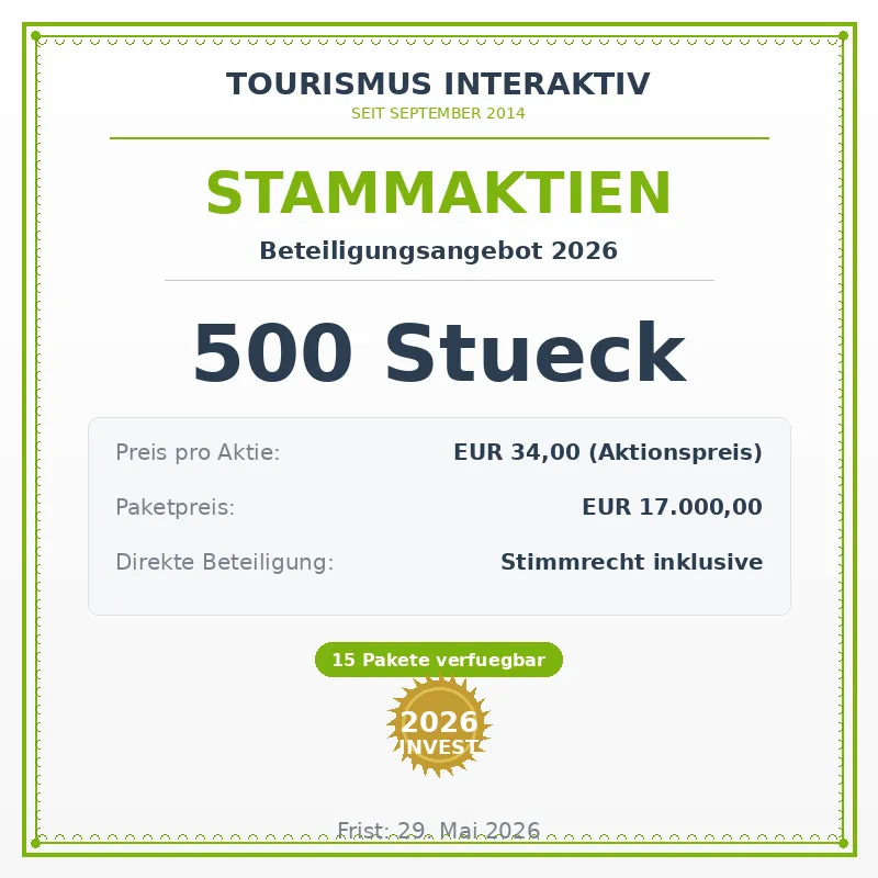 TI Stammaktien 2026 - 500 Stueck (Aktionspreis)