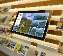 TI Infopoint Interaktiv Indoor mit Wandhalterung